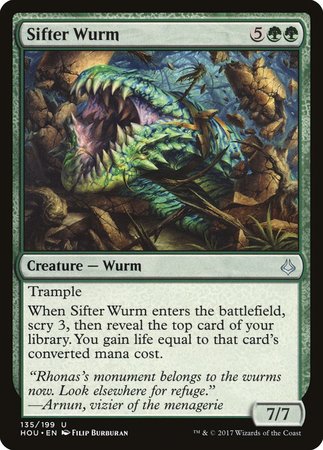 Sifter Wurm [Hour of Devastation] | Exor Games Summserside