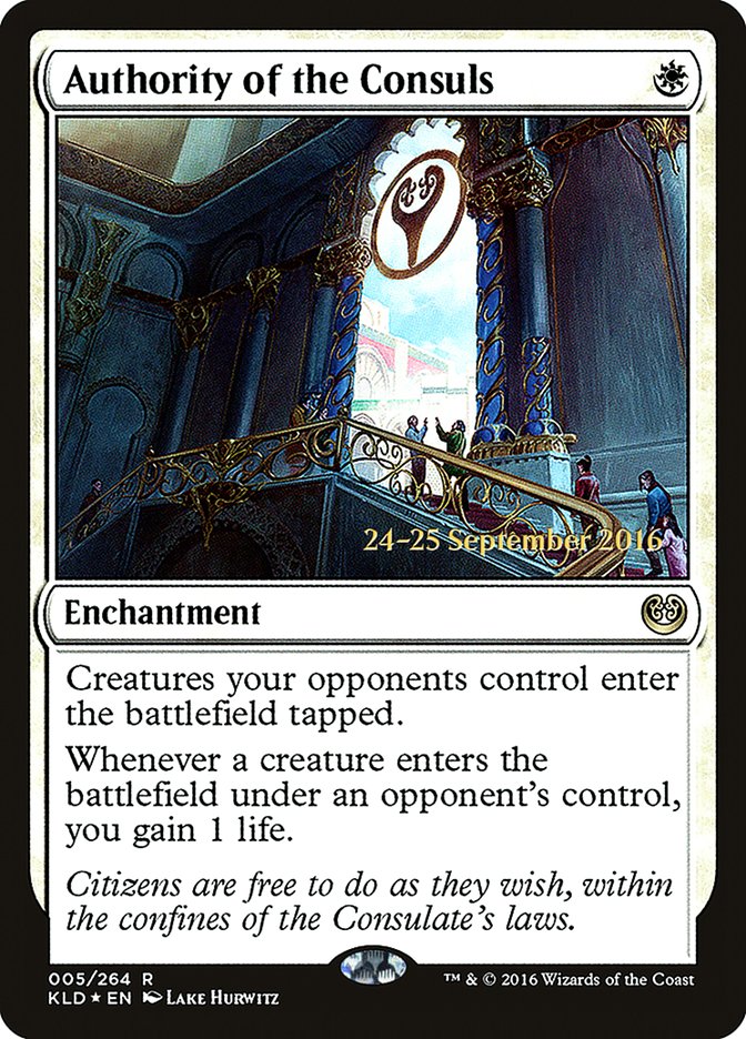 Authority of the Consuls  [Kaladesh Prerelease Promos] | Exor Games Summserside