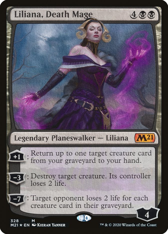Liliana, Death Mage [Core Set 2021] | Exor Games Summserside