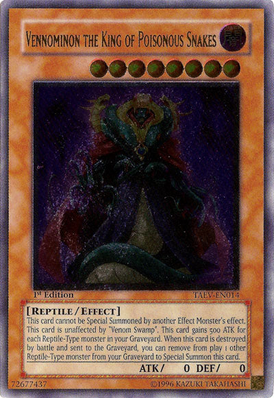 Vennominon the King of Poisonous Snakes [TAEV-EN014] Ultimate Rare | Exor Games Summserside