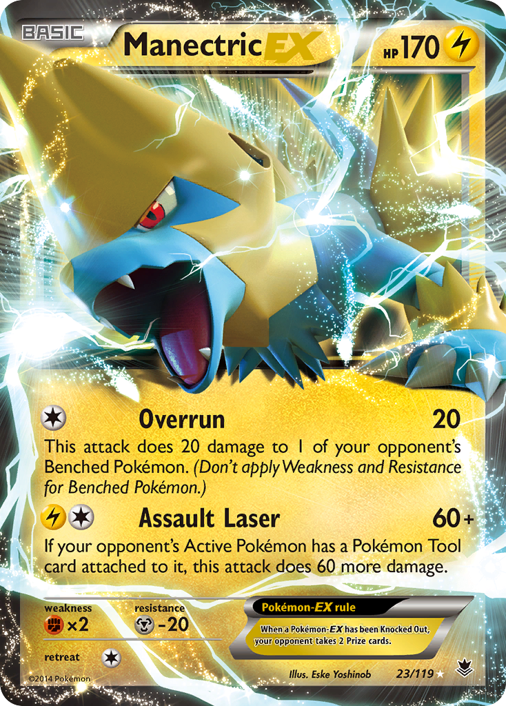 Manectric EX (23/119) [XY: Phantom Forces] | Exor Games Summserside