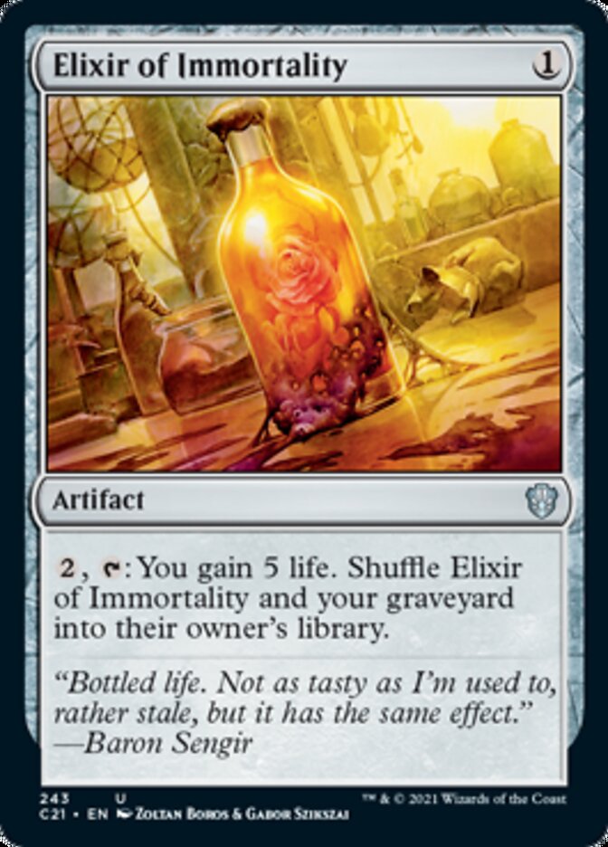 Elixir of Immortality [Commander 2021] | Exor Games Summserside