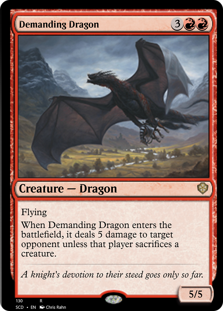 Demanding Dragon [Starter Commander Decks] | Exor Games Summserside