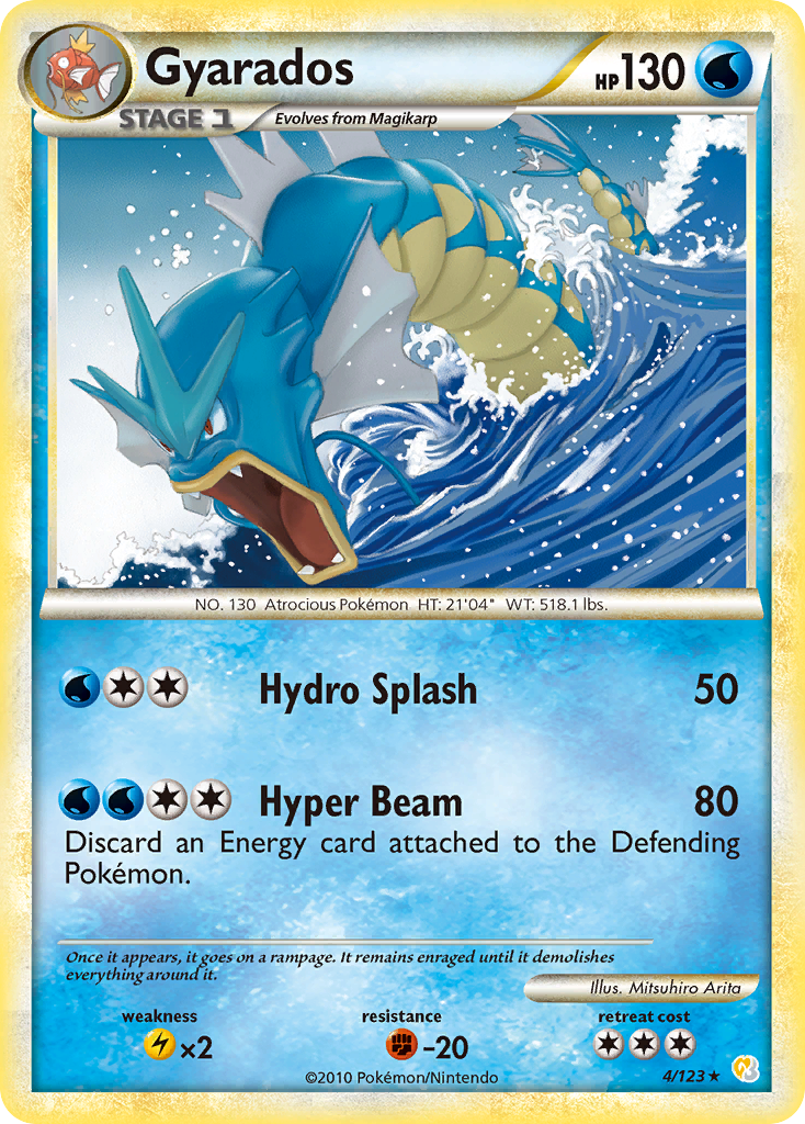 Gyarados (4/123) [HeartGold & SoulSilver: Base Set] | Exor Games Summserside