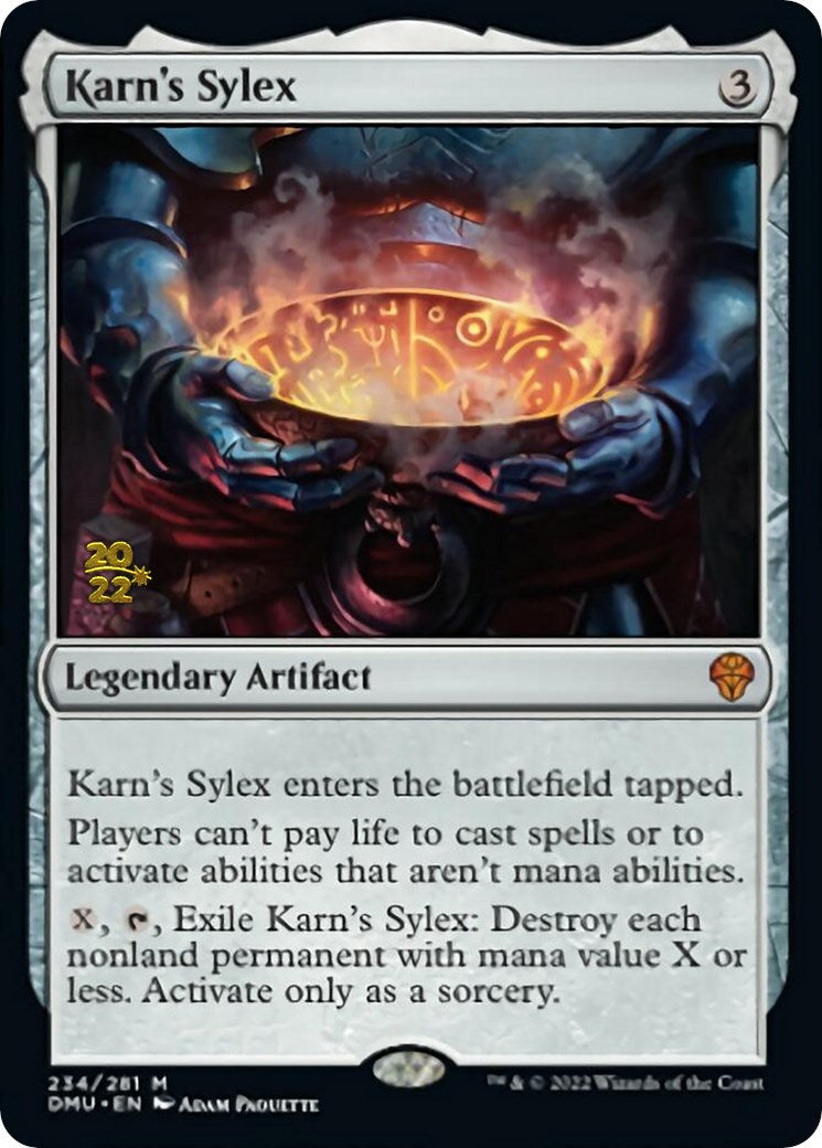 Karn's Sylex [Dominaria United Prerelease Promos] | Exor Games Summserside