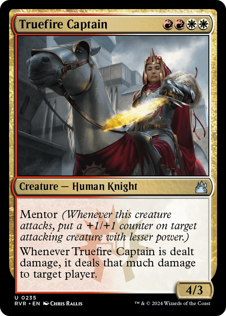 Truefire Captain [Ravnica Remastered] | Exor Games Summserside