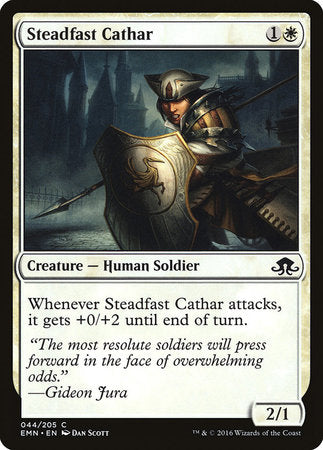 Steadfast Cathar [Eldritch Moon] | Exor Games Summserside