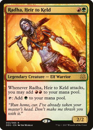 Radha, Heir to Keld [Duel Decks: Mind vs. Might] | Exor Games Summserside