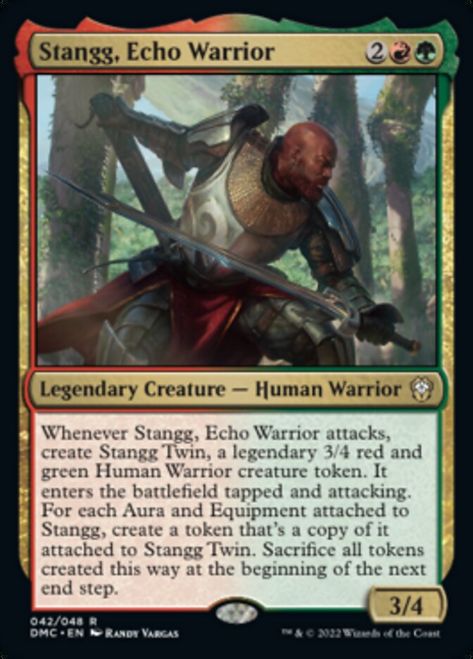 Stangg, Echo Warrior [Dominaria United Commander] | Exor Games Summserside