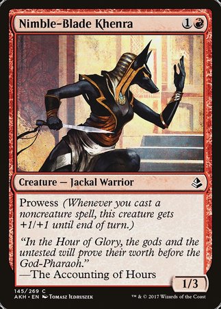 Nimble-Blade Khenra [Amonkhet] | Exor Games Summserside