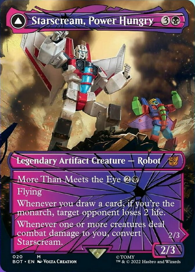 Starscream, Power Hungry // Starscream, Seeker Leader (Shattered Glass) [Universes Beyond: Transformers] | Exor Games Summserside