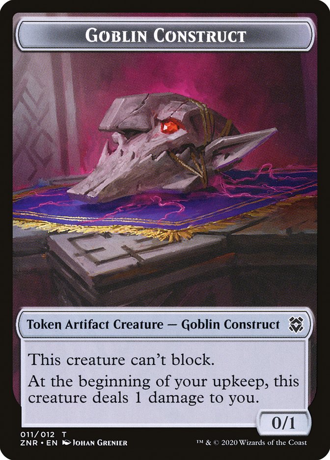 Goblin Construct Token [Zendikar Rising] | Exor Games Summserside