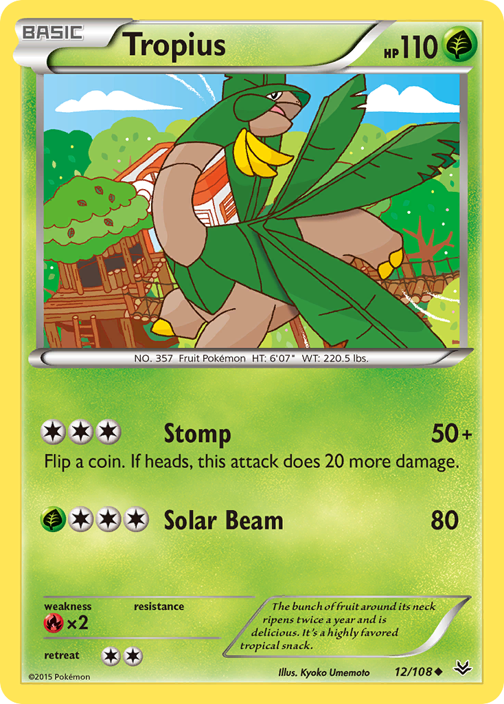 Tropius (12/108) [XY: Roaring Skies] | Exor Games Summserside