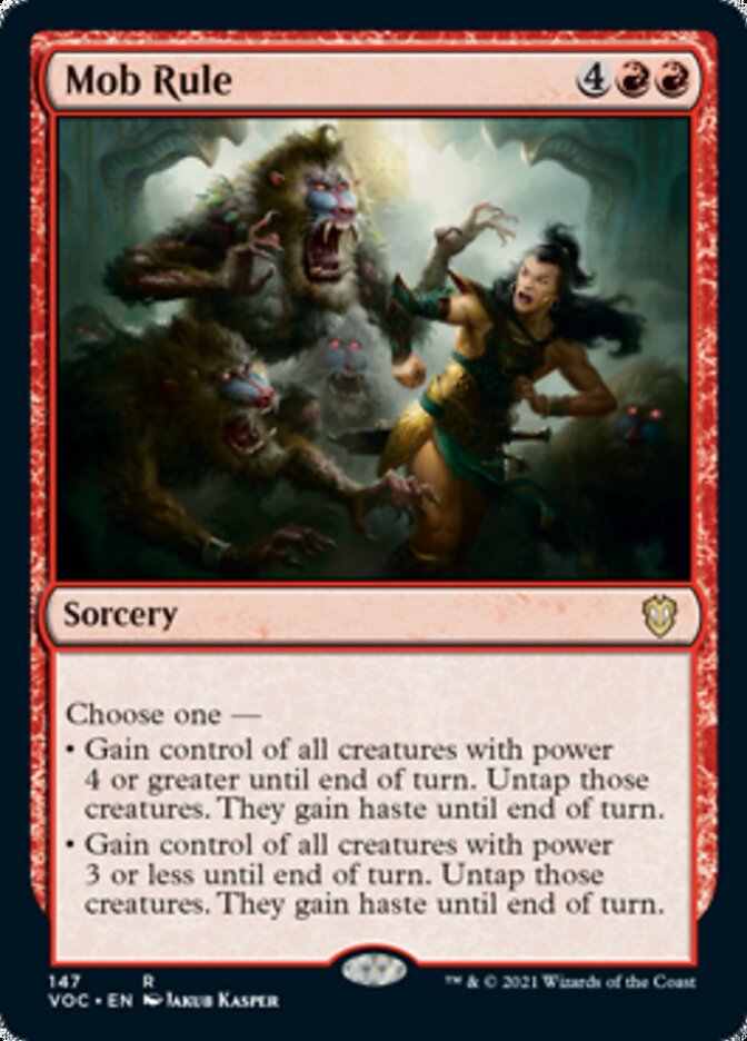 Mob Rule [Innistrad: Crimson Vow Commander] | Exor Games Summserside