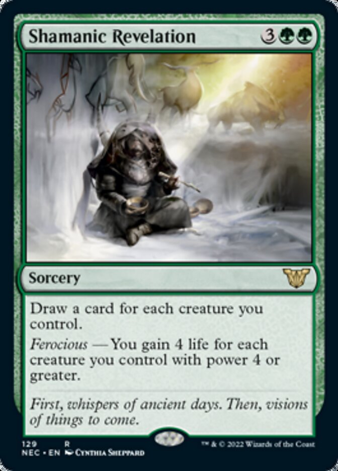Shamanic Revelation [Kamigawa: Neon Dynasty Commander] | Exor Games Summserside