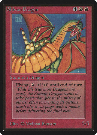 Shivan Dragon [Limited Edition Beta] | Exor Games Summserside