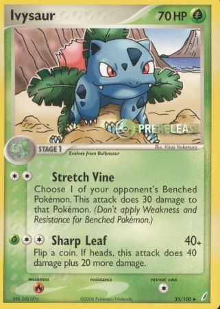 Ivysaur (35/100) (Prerelease Promo) [Nintendo: Black Star Promos] | Exor Games Summserside