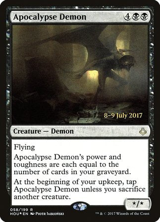 Apocalypse Demon [Hour of Devastation Promos] | Exor Games Summserside