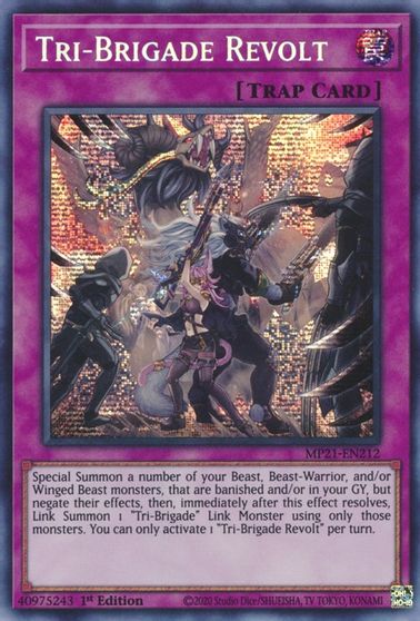 Tri-Brigade Revolt [MP21-EN212] Prismatic Secret Rare | Exor Games Summserside