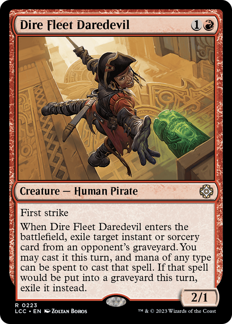 Dire Fleet Daredevil [The Lost Caverns of Ixalan Commander] | Exor Games Summserside