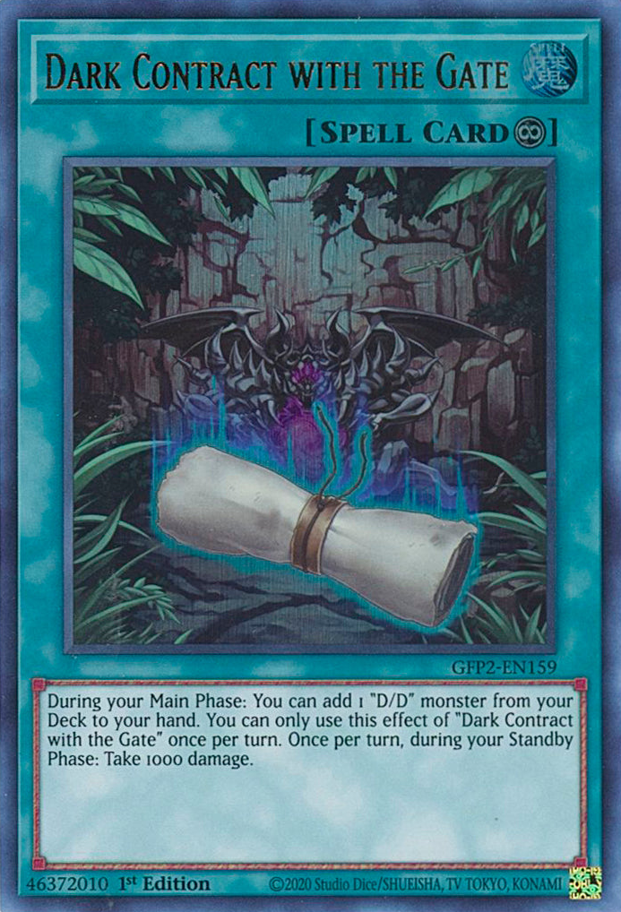 Dark Contract with the Gate [GFP2-EN159] Ultra Rare | Exor Games Summserside