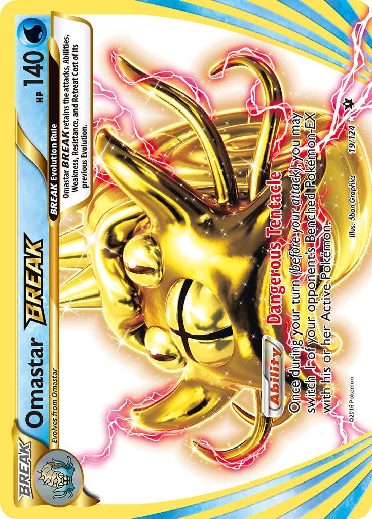 Omastar BREAK (19/124) [XY: Fates Collide] | Exor Games Summserside