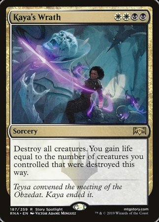 Kaya's Wrath [Ravnica Allegiance] | Exor Games Summserside