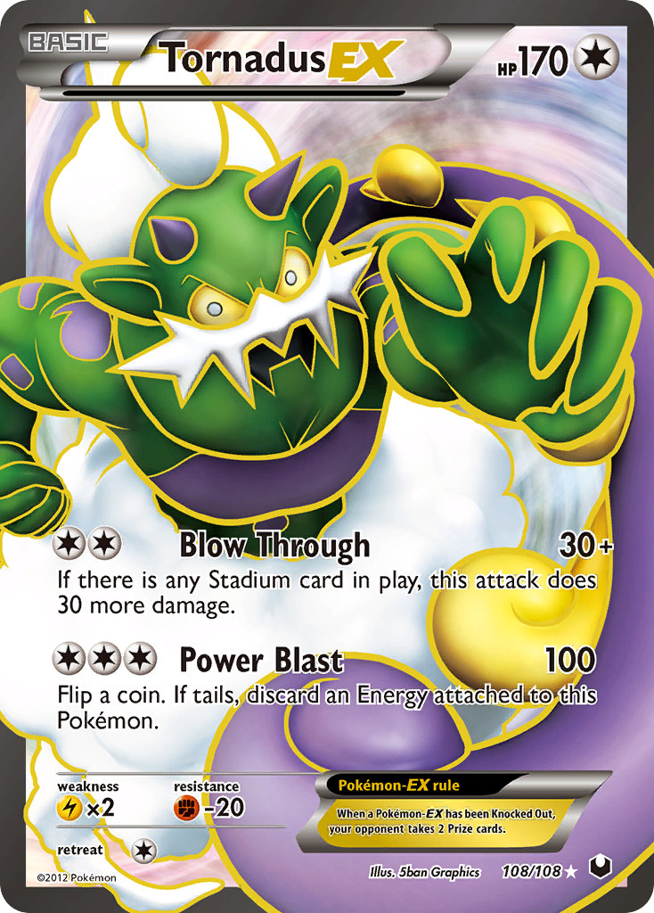 Tornadus EX (108/108) [Black & White: Dark Explorers] | Exor Games Summserside