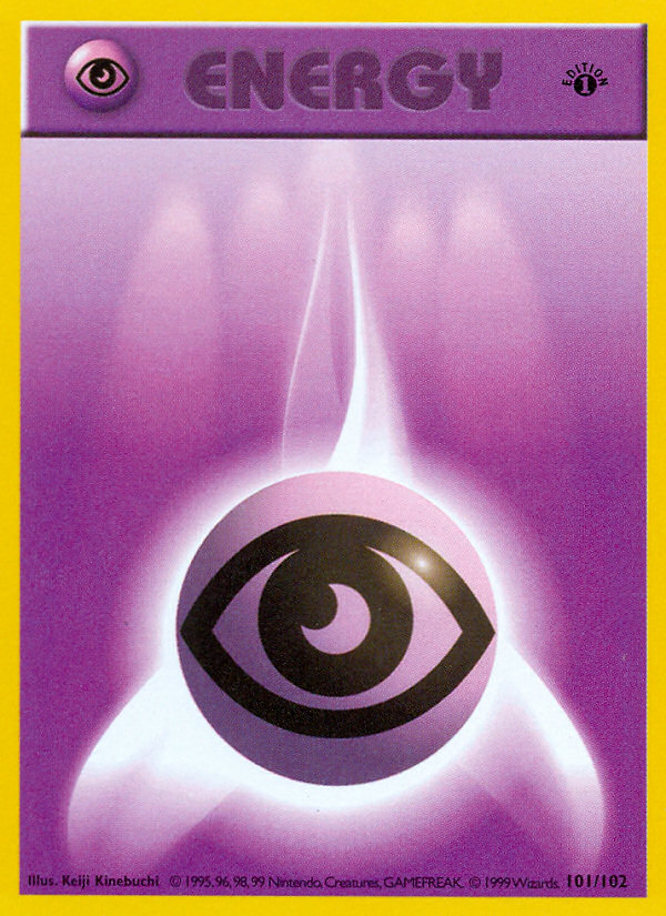 Psychic Energy (101/102) (Shadowless) [Base Set 1st Edition] | Exor Games Summserside