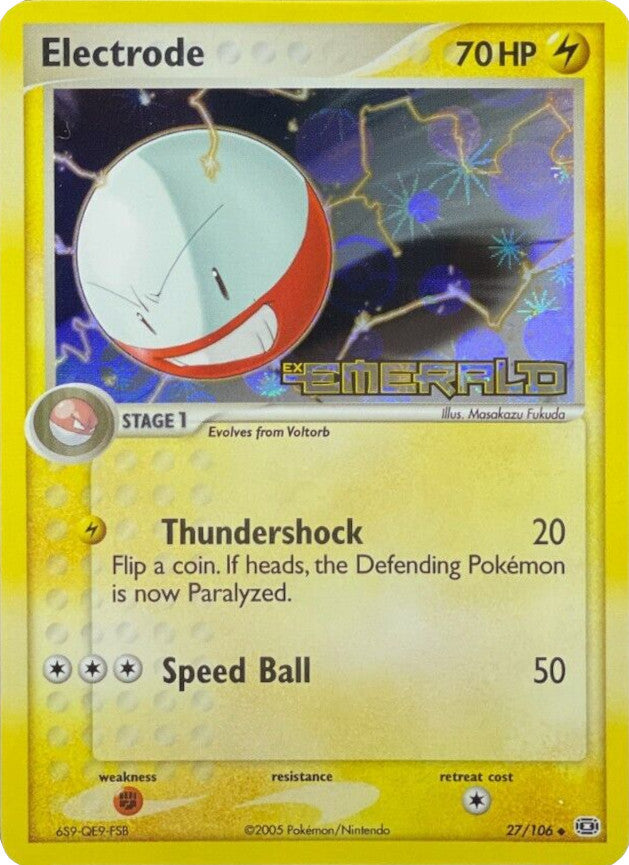 Electrode (27/106) (Stamped) [EX: Emerald] | Exor Games Summserside