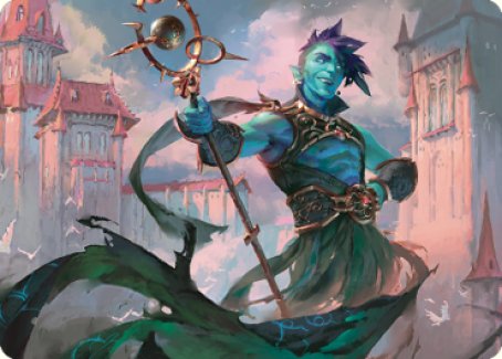 Haughty Djinn Art Card [Dominaria United Art Series] | Exor Games Summserside