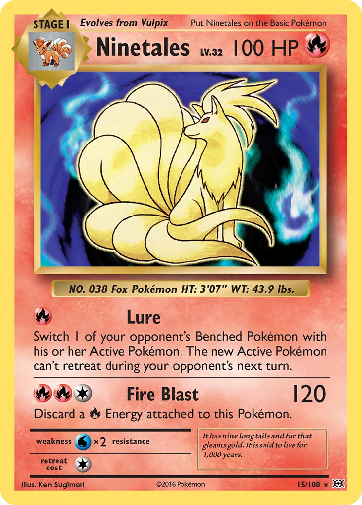 Ninetales (15/108) (Theme Deck Exclusive) [XY: Evolutions] | Exor Games Summserside