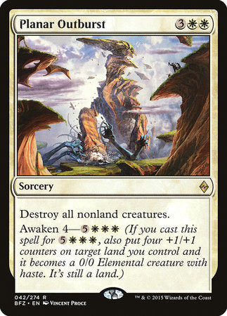 Planar Outburst [Battle for Zendikar] | Exor Games Summserside