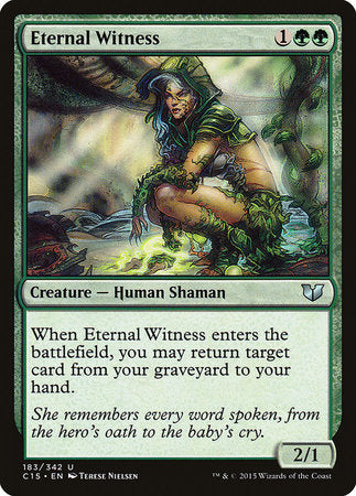 Eternal Witness [Commander 2015] | Exor Games Summserside