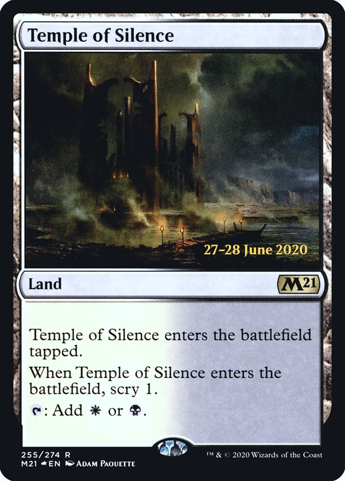 Temple of Silence  [Core Set 2021 Prerelease Promos] | Exor Games Summserside