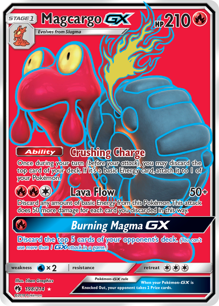 Magcargo GX (198/214) [Sun & Moon: Lost Thunder] | Exor Games Summserside