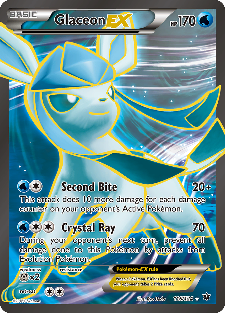 Glaceon EX (116/124) [XY: Fates Collide] | Exor Games Summserside