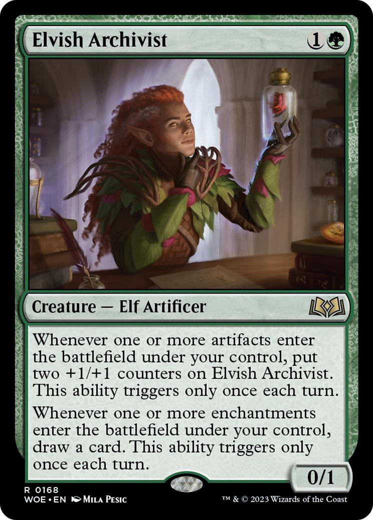 Elvish Archivist [Wilds of Eldraine] | Exor Games Summserside