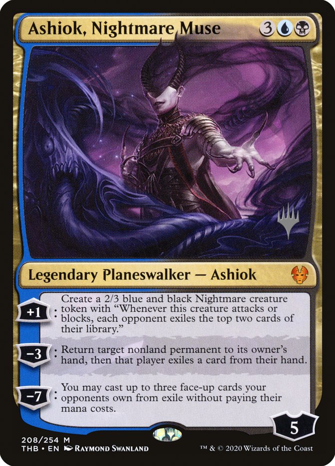 Ashiok, Nightmare Muse (Promo Pack) [Theros Beyond Death Promos] | Exor Games Summserside