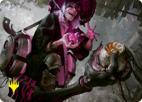 Undercity Scrounger Art Card (Gold-Stamped Signature) [Kamigawa: Neon Dynasty Art Series] | Exor Games Summserside