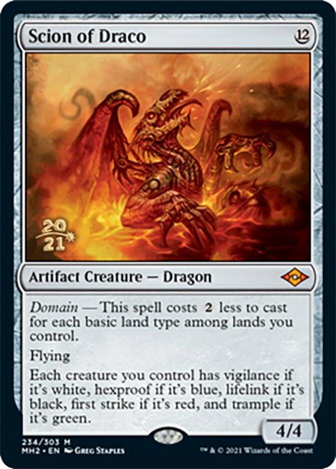 Scion of Draco [Modern Horizons 2 Prerelease Promos] | Exor Games Summserside