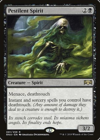 Pestilent Spirit [Ravnica Allegiance] | Exor Games Summserside