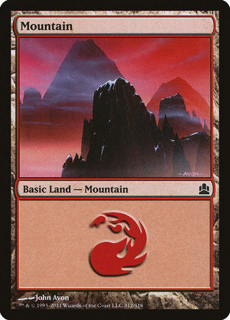 Mountain (312) [Commander 2011] | Exor Games Summserside