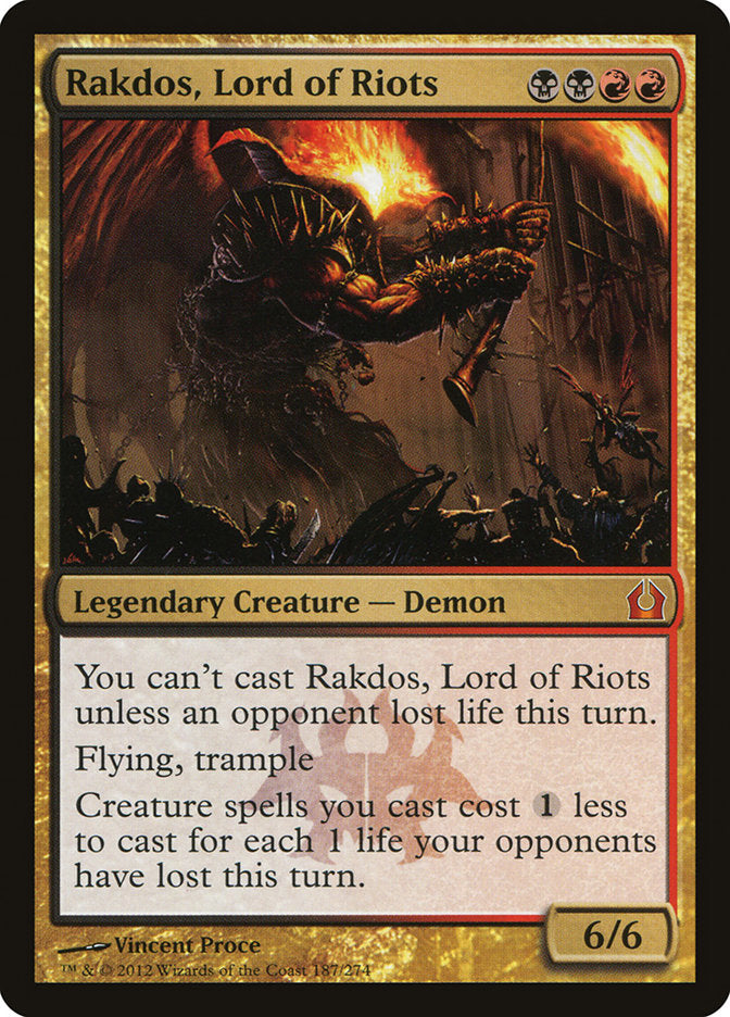 Rakdos, Lord of Riots [Return to Ravnica] | Exor Games Summserside