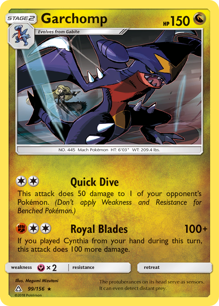 Garchomp (99/156) [Sun & Moon: Ultra Prism] | Exor Games Summserside