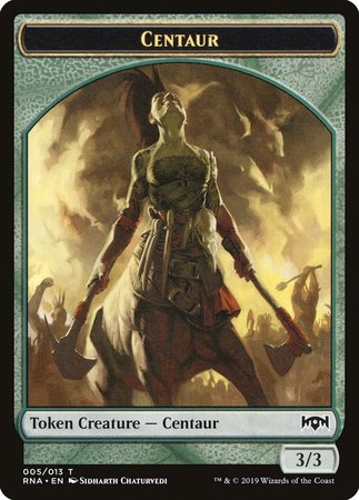 Centaur Token [Ravnica Allegiance Tokens] | Exor Games Summserside