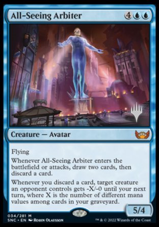 All-Seeing Arbiter (Promo Pack) [Streets of New Capenna Promos] | Exor Games Summserside