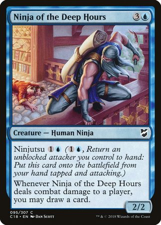 Ninja of the Deep Hours [Commander 2018] | Exor Games Summserside