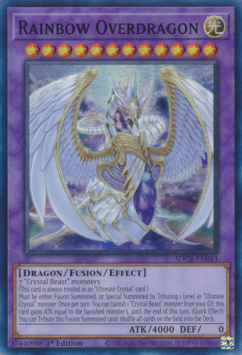 Rainbow Overdragon [SDCB-EN043] Super Rare | Exor Games Summserside