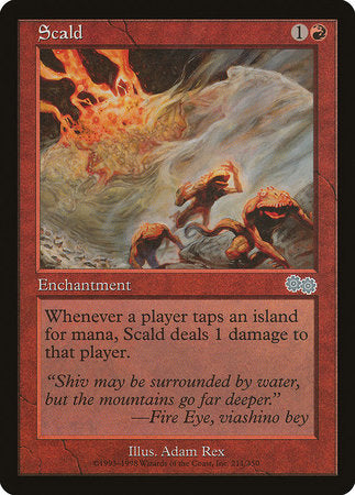 Scald [Urza's Saga] | Exor Games Summserside